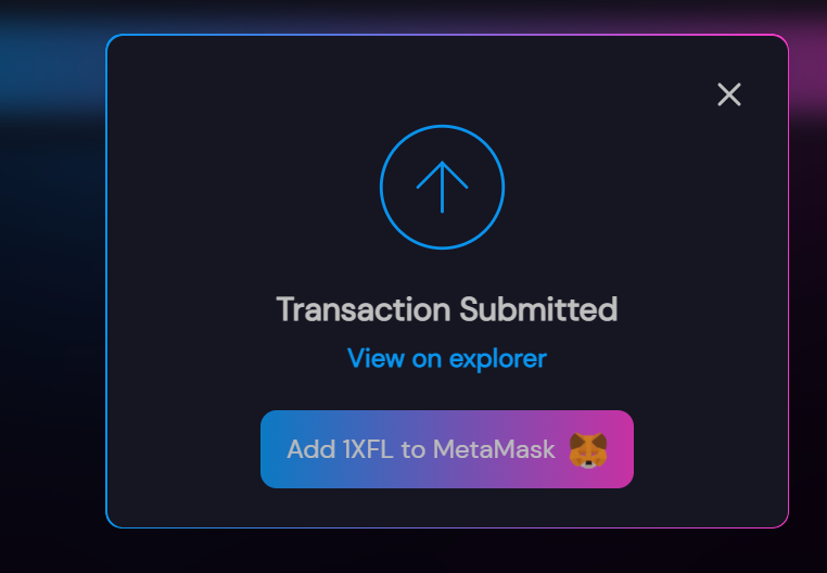 Install MetaMask for your browser